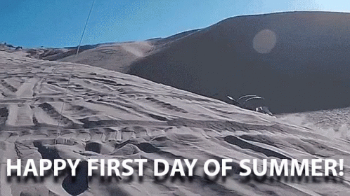 Happy First Day Of Summer Jumping Dune Buggy GIF