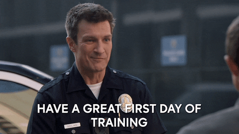 Happy First Day The Rookie John Nolan GIF
