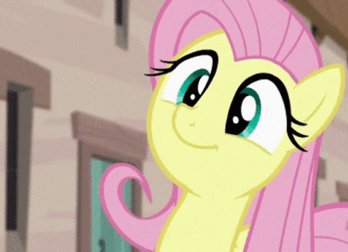 Happy Fluttershy Mlp GIF