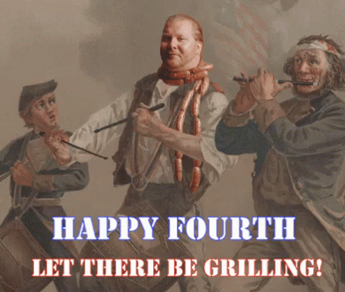Happy Fourth 1776 Let The Be Grilling GIF