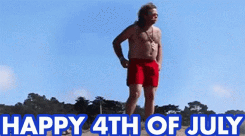 Happy Fourth Funny American Guy GIF