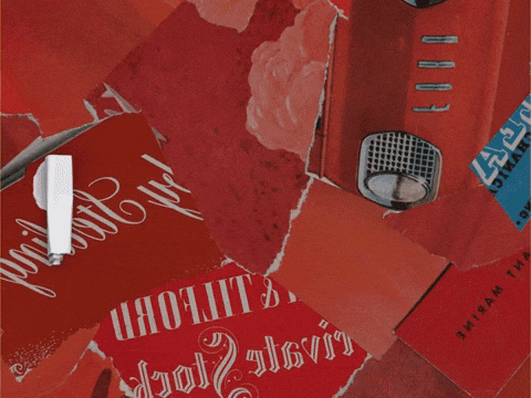 Happy Fourth Old Newspaper Collage GIF