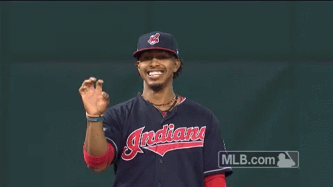 Happy Francisco Lindor GIF