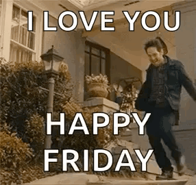 Happy Friday Chalkboard