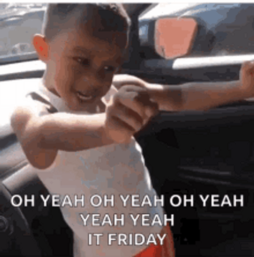 Happy Friday Dance Boy With Smooth Moves GIF