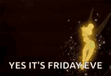 Happy Friday Eve Happy Tinker Bell Peter Pan GIF