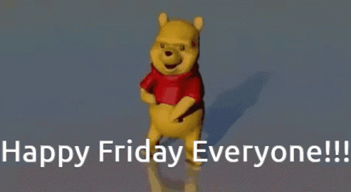 Happy Friday From Pooh GIF