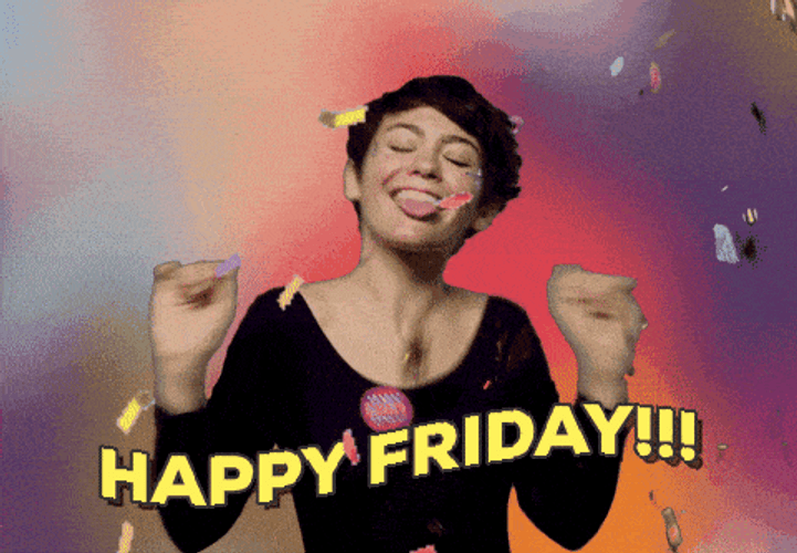 Happy Friday Funny Shoulder Shake GIF