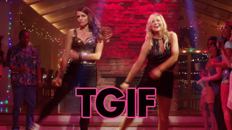 Happy Friday Girls Dancing Tgif GIF