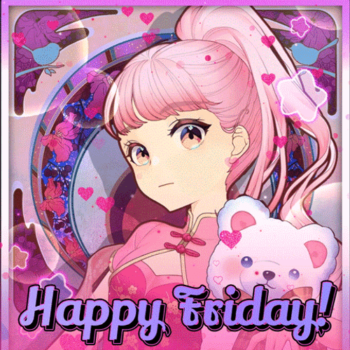 Happy Friday Love Cute Anime Girl GIF
