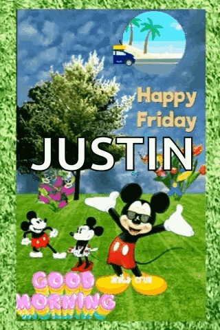 Happy Friday Mickey Mouse Minnie Mouse GIF