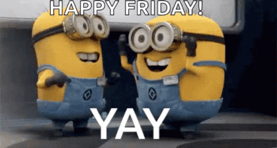 Happy Friday Yay Minions GIF