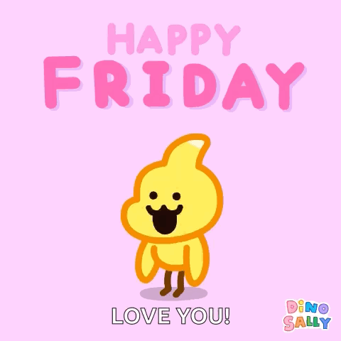 Happy Friday Yellow Duck