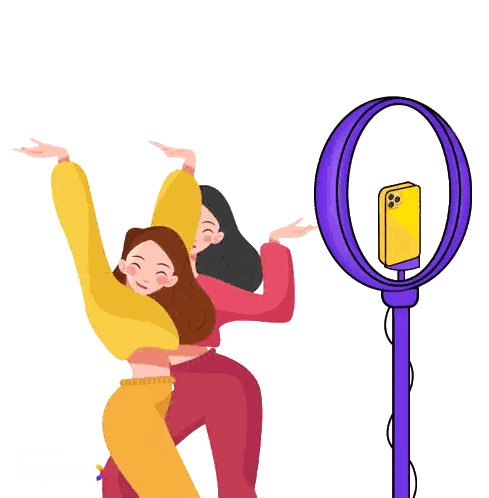 Happy Friendship Day Card with Two Girls