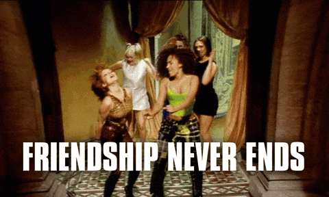 Happy Friendship Day Friendship Never Ends GIF