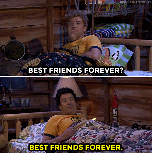 Happy Friendship Day Justin Timberlake And Jimmy Fallon GIF