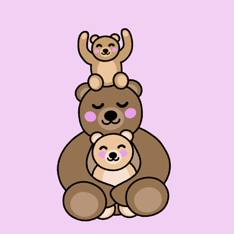 Happy Friendship Day Lovely Bears GIF