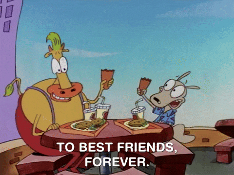Happy Friendship Day Rocko's Modern Life GIF