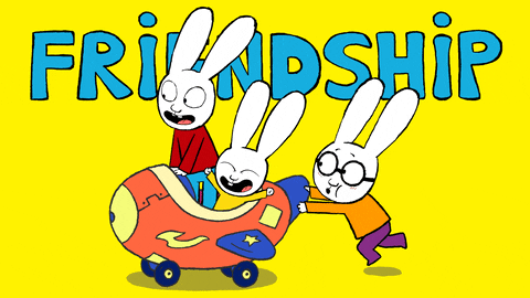 Happy Friendship Day Simon And Friends Car GIF