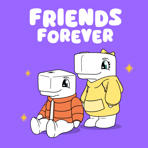 Happy Friendship Day Whale Friends GIF