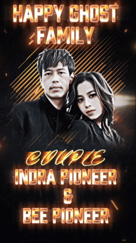 Happy Ghost Family Eclipse Indra Pioneer And Bee Pioneer GIF