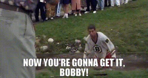 Happy Gilmore Bob Barker Now You're Gonna Get It GIF
