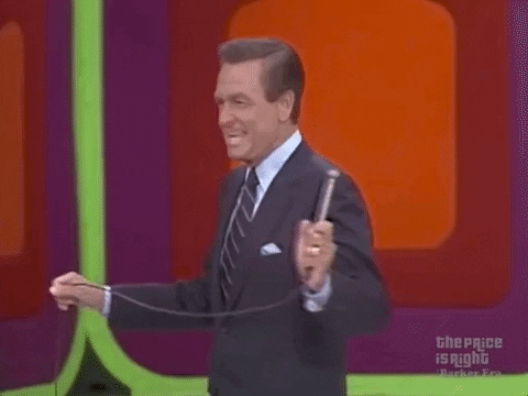 Happy Gilmore Bob Barker The Price Is Right Thank You GIF