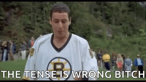 Happy Gilmore Bob Barker The Tense Is Wrong GIF