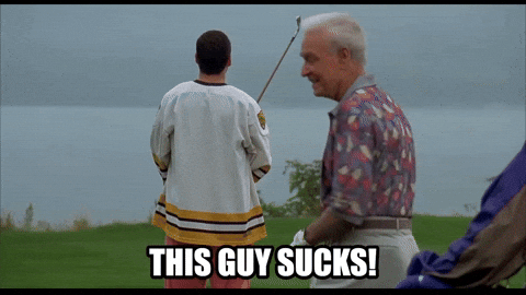 Happy Gilmore Bob Barker This Guy Sucks GIF