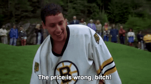 Happy Gilmore Bob Barker This Price Is Wrong GIF