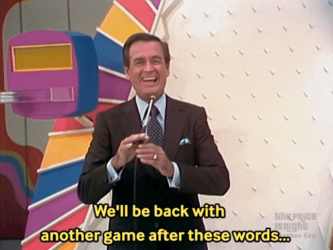 Happy Gilmore Bob Barker We'll Be Back With Another Game GIF