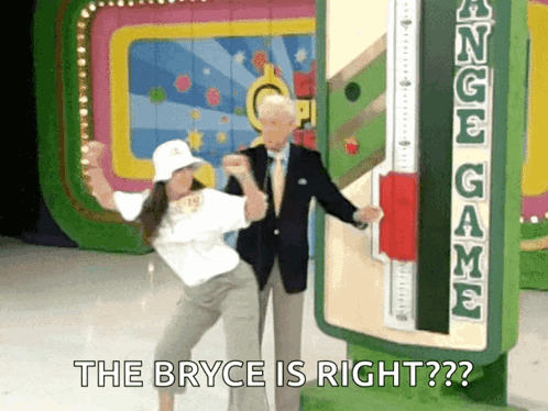 Happy Gilmore Bob Barker Woman With White Hat Dancing GIF