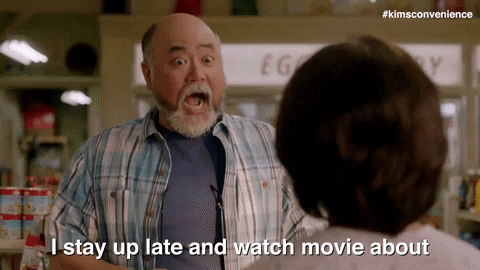 Happy Gilmore Kim's Convenience Appa GIF