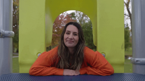 Happy Girl Bye Bye GIF