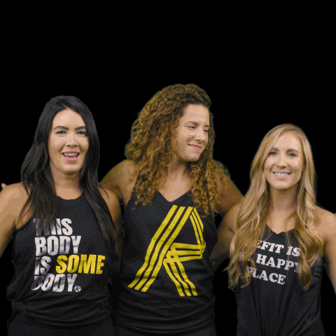 Happy Girlfriends Day Group Hug GIF