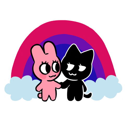 Happy Girlfriends Day In Love Couple Eye Contact GIF