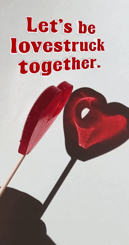 Happy Girlfriends Day Let's Be Lovestruck Together GIF