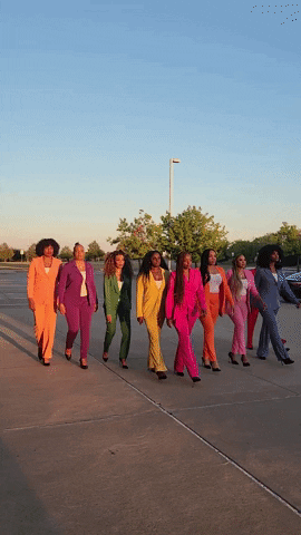 Happy Girlfriends Day Outdoor Walk GIF