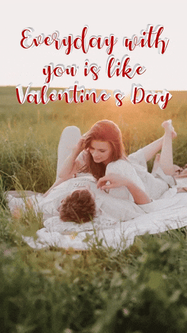 Happy Girlfriends Day Sweet Couple Picnic GIF