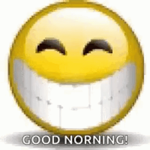 Happy Good Morning Emoji GIF