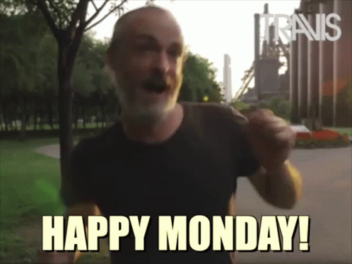 Happy Guy Monday Work Meme GIF