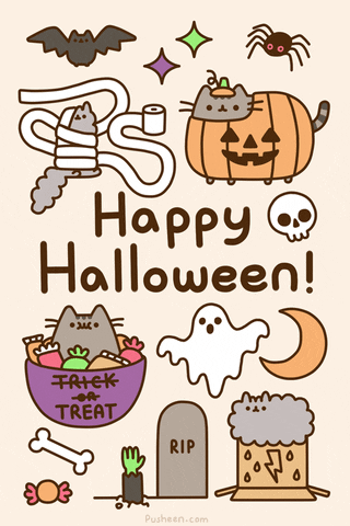 Happy Halloween Animated Art Pieces GIF