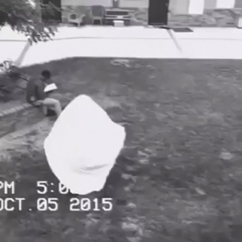 Happy Halloween Funny Ghost Prank Gone Wrong GIF