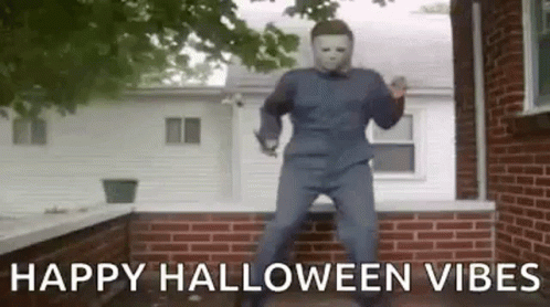 Happy Halloween Funny Michael Myers Dancing GIF