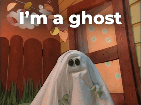 Happy Halloween I'm A Ghost The Muppets GIF