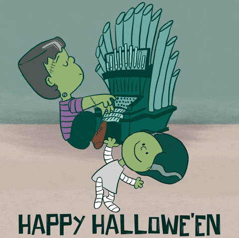 Happy Halloween Jolly Duo Jamming GIF