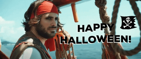 Happy Halloween Jolly Roger GIF