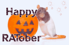 Happy Halloween October Rat GIF