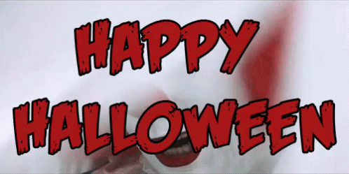 Happy Halloween Scary Clown GIF