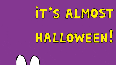 Happy Halloween Trick Or Treat Bunny GIF